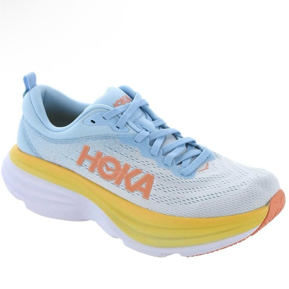 Hoka One One Shoes - Hoka One One Bondi 8 Wide Sneakers Women’s Size 9D 1127954-SSCA Running Workout